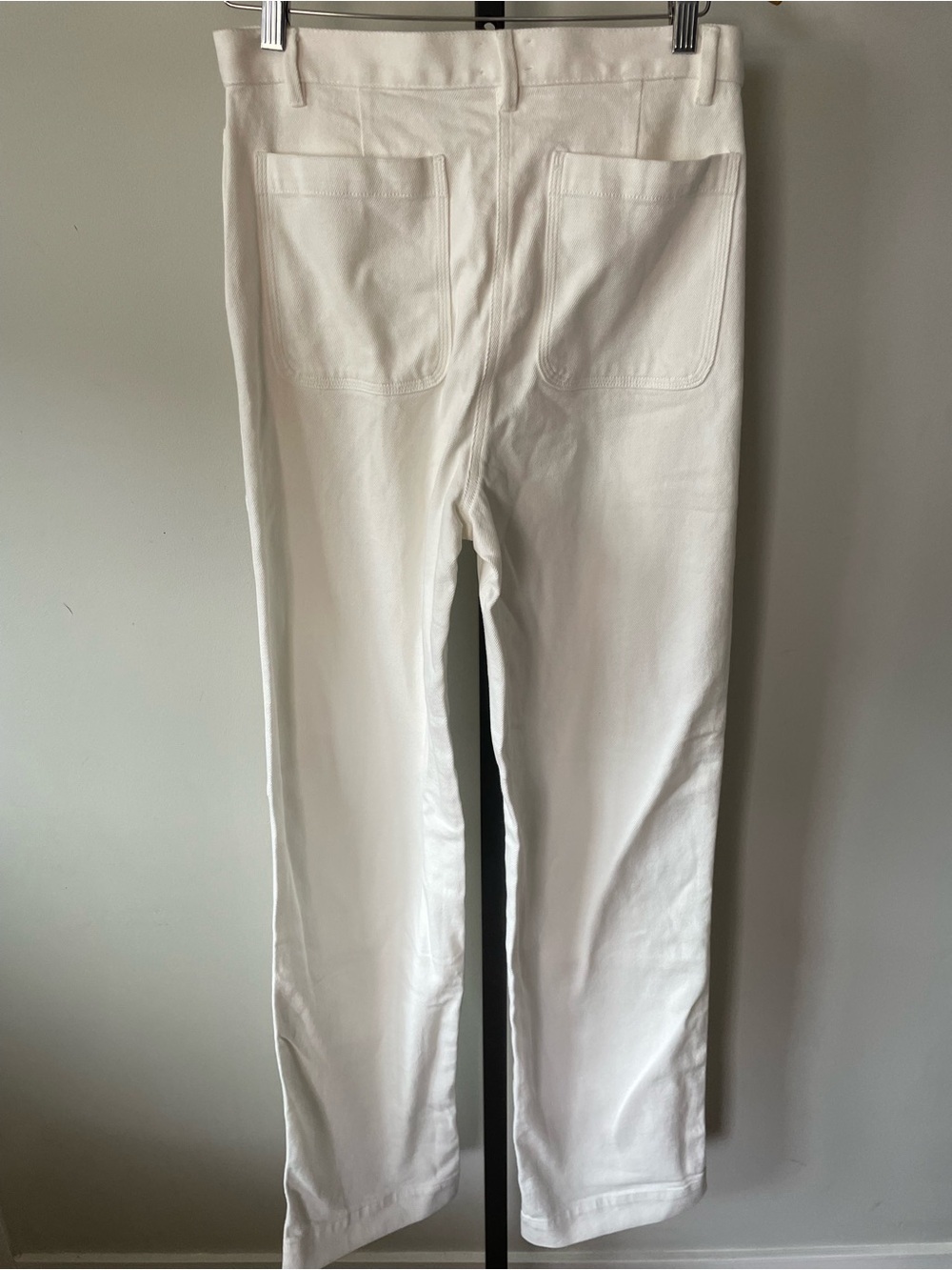 Wilfred High-Rise Straight-Leg Jeans in Off-White - Picture 3 of 11